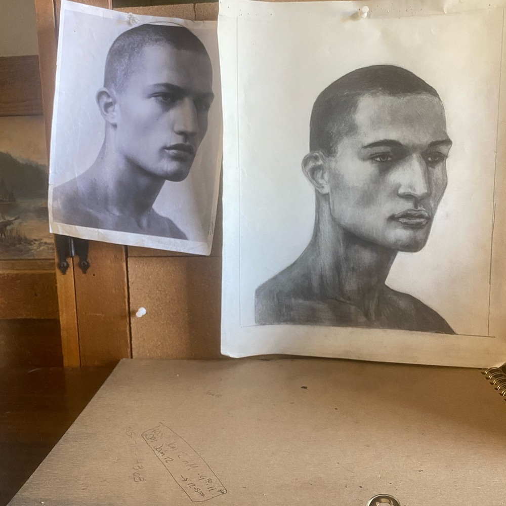 Graphite Portrait Art